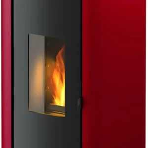 Estufa de Pellet FREEPOINT Índigo 7 kW Burdeos